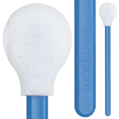 Teknipure Tekniswab Round Paddle Head Foam Swab