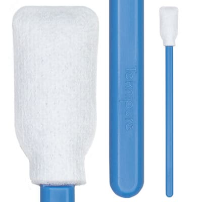 Teknipure Tekniswab Microdenier over Foam Rectangular Head Swab