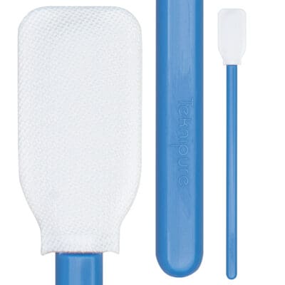 Teknipure Tekniswab Microfiber Woven Rectangular Head Swab