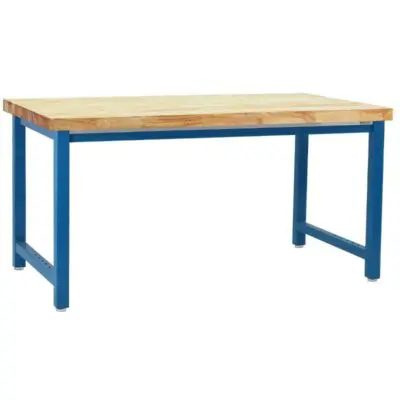 Benchpro Kennedy Oiled 1-3/4" Butcher Block Top Workbench with Square Edge