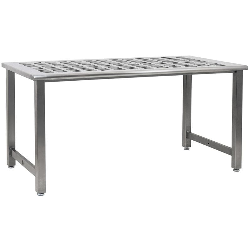 Benchpro Kennedy Stainless Steel 1/2" X 3" Slots Workbench with Round Edge