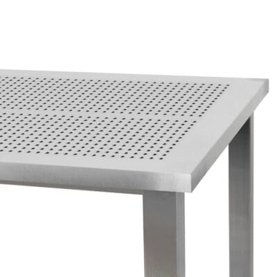 Benchpro Kennedy Stainless Steel 1/2" Perforated Holes Workbench with Square Edge