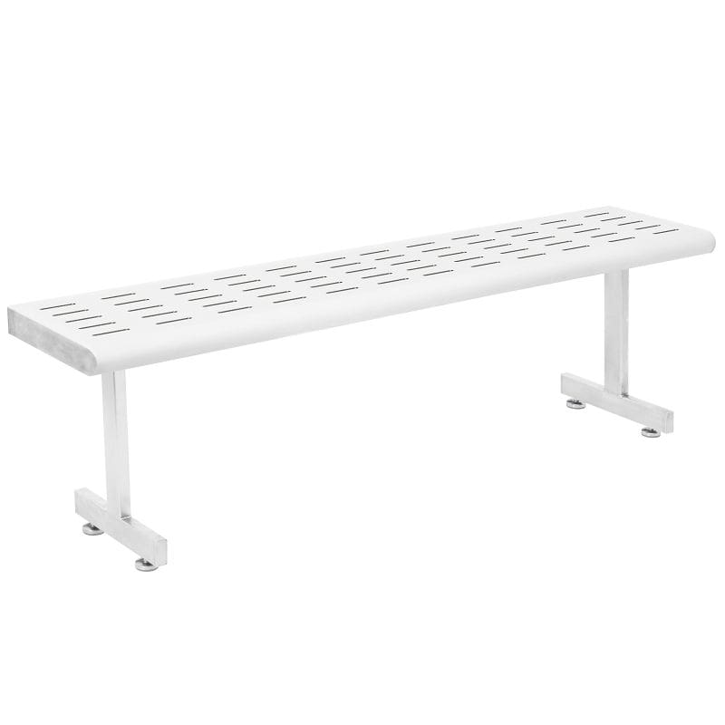 Benchpro Electropolished Gowning Bench with Round Edge - Recessed Legs 3/8" x 3" Slots