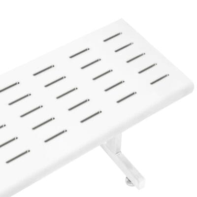 Benchpro Electropolished Gowning Bench with Round Edge - Recessed Legs 3/8" x 3" Slots
