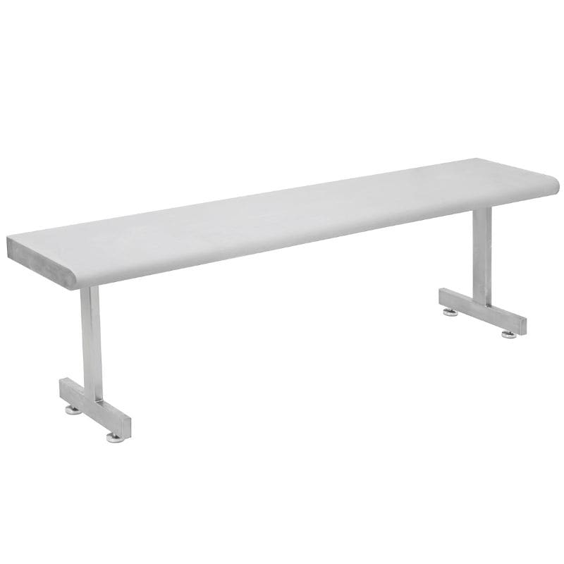 Benchpro Stainless Steel Gowning Bench with Round Edge - Recessed Legs