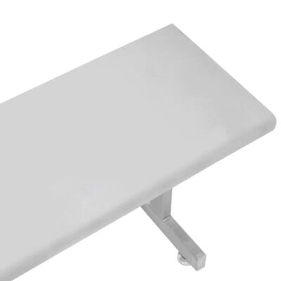Benchpro Stainless Steel Gowning Bench with Round Edge - Recessed Legs
