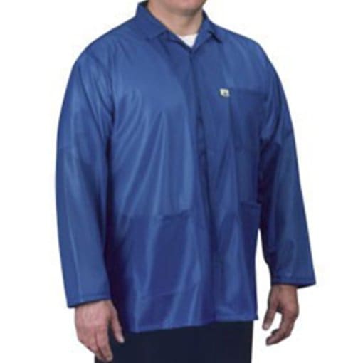 Tech Wear Traditional Royal Blue Medium Weight Hip-length ESD Coat