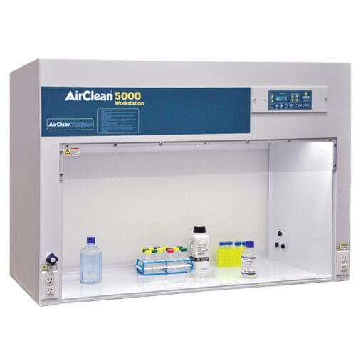 AirClean Systems Polypropylene Horizontal Laminar Flow Clean Bench