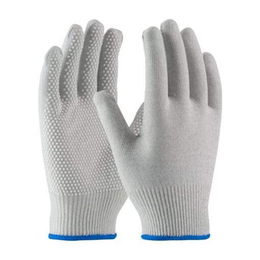 cleanteam gloves with pvc dot grip