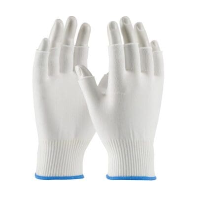 cleanteam half finger nylon gloves