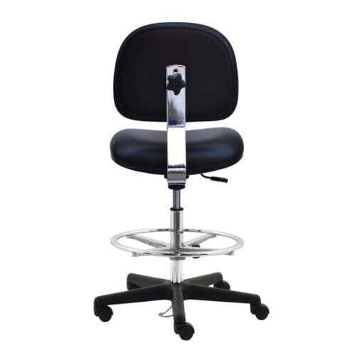 Industrial Seating Series 10 Vinyl ESD Cleanroom Chair - Plastic Nylon Base - Image 2