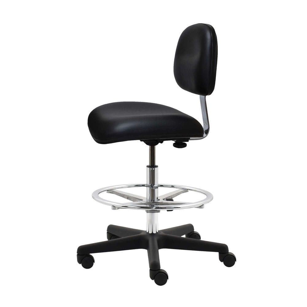 Industrial Seating Series 10 Vinyl ESD Chair - Plastic Nylon Base