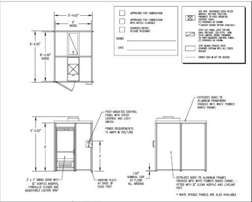 Hardwall Cleanroom - 6'x8'x8' - Image 2