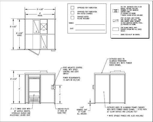 Hardwall Cleanroom - 8'x8'x8' - Image 2