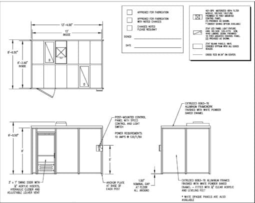 Hardwall Cleanroom - 8'x12'x8' - Image 2