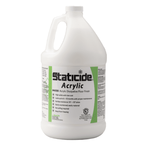 staticide acrylic floor finish