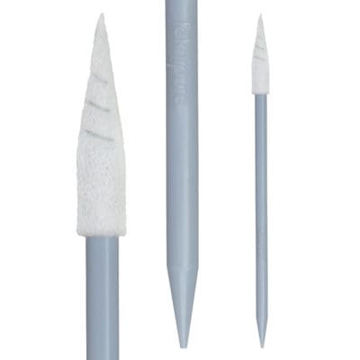 Teknipure Tekniswab Pointed Spiral Foam Dual End ESD Swab