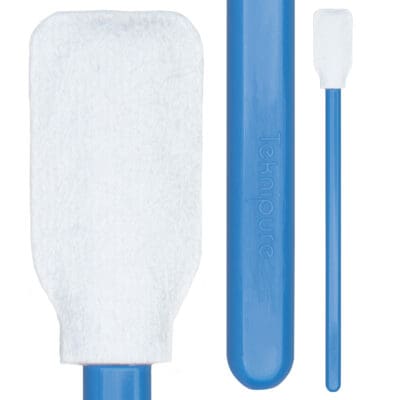 Teknipure Tekniswab Microfiber Nonwoven Rectangular Head Swab