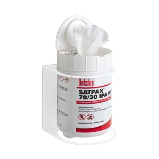 Berkshire SatPax Polx Nonwoven Cleanroom Wipes Canister