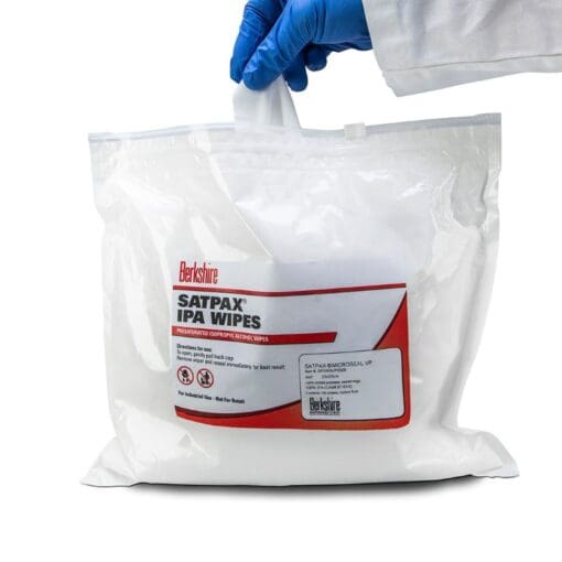 Berkshire SatPax MicroSeal-VP 100% IPA Wipe