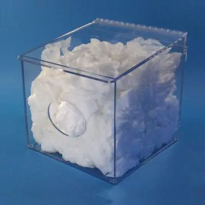 S-Curve Technologies Dispenser with Front Access Hole and Lid