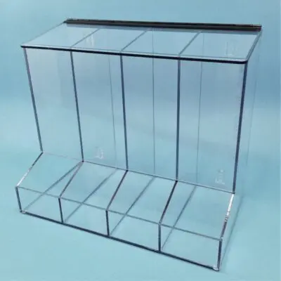 S-Curve Technologies Multi-Compartment Dispenser with Front Tray