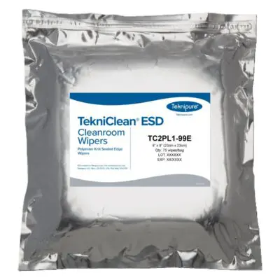 Teknipure TekniClean ESD Polyester Knit Carbon Fiber Sealed Edge Wiper
