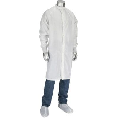 Uniform Technology Altessa Grid ISO 5 Cleanroom Frock Snap Close