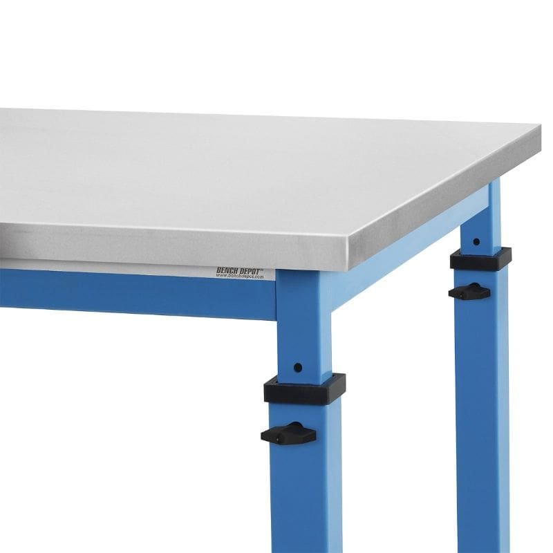 Benchpro Cleveland Stainless Steel Top Workbench with Square Edge