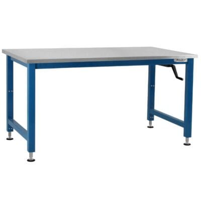 Benchpro Adams Series Stainless Steel Top Workbench with Manual Lift