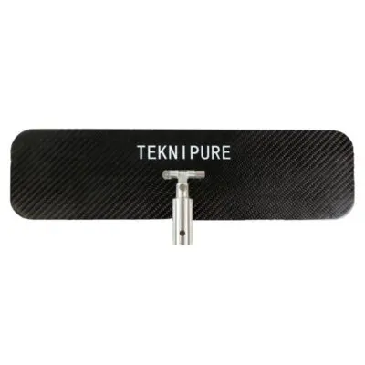 Teknipure Teknimop Carbon Fiber Cleanroom Flat Mop Frame | Large Surface | Lightweight & Durable | Dual Position Swivels | Autoclavable | 4"x15"