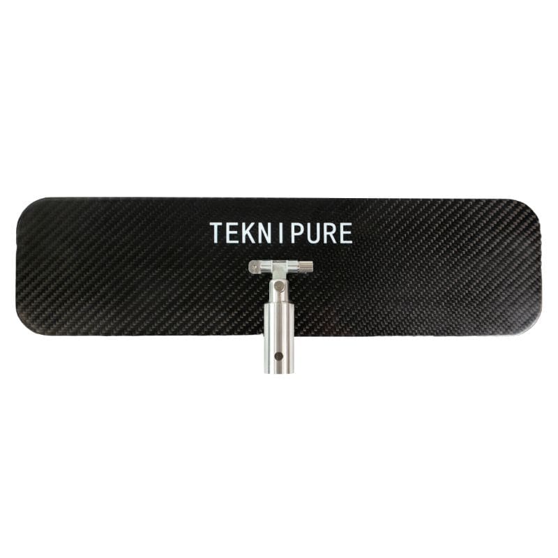 Teknipure Teknimop Carbon Fiber Cleanroom Flat Mop Frame | Large Surface | Lightweight & Durable | Dual Position Swivels | Autoclavable | 4"x15"