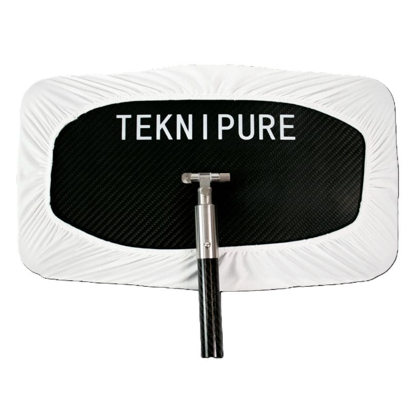 Teknipure TekniMop Microdenier Mop Cover with Elastic | Integrated Pad | 8"x15" | Large Surface | ISO Class 3-8 | 100/Case - Image 2