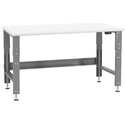 Benchpro Roosevelt Electric Lift Formica Laminate Workbench Rounded Edge