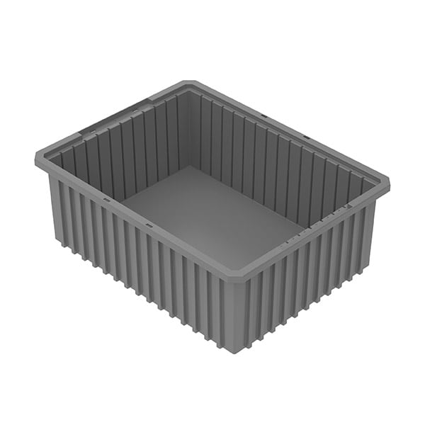 Akro-Mils Akro-Grid Dividable Plastic Storage Box | 33228 | Custom Sorting Solution | 50 lb Capacity | Case of 3 - Image 3